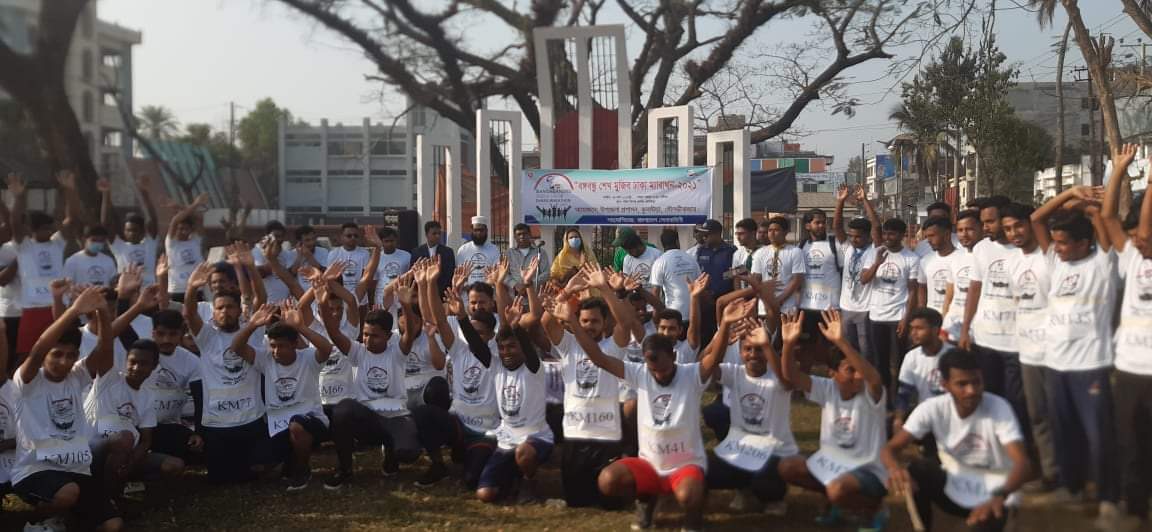 কুলাউড়ায় বঙ্গবন্ধু ম্যারাথন প্রতিযোগিতা সম্পন্ন