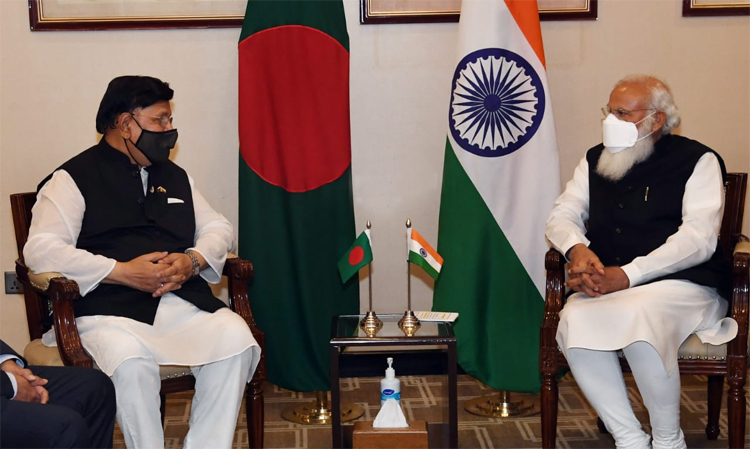 ভারতের প্রধানমন্ত্রীর সঙ্গে পররাষ্ট্রমন্ত্রীর সাক্ষাৎ