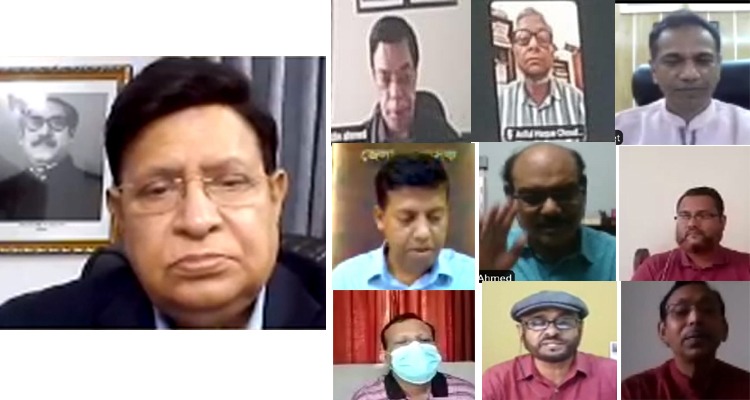 সিলেটের করোনা পরিস্থিতি নিয়ে পরাষ্ট্রমন্ত্রীর জরুরী সভা