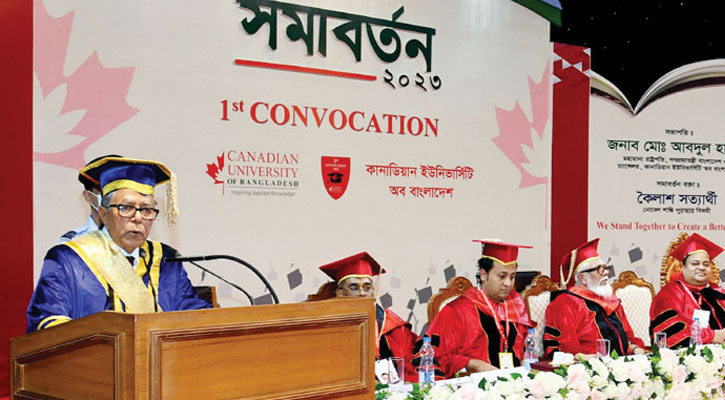 মানহীন শিক্ষায় উচ্চশিক্ষিত বেকার বাড়ছে: রাষ্ট্রপতি