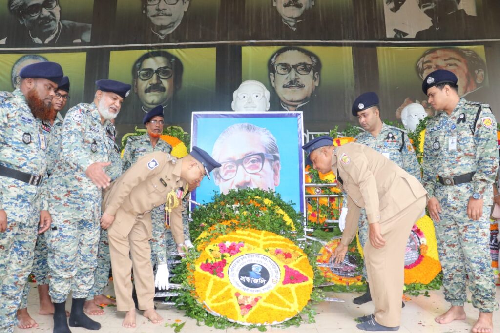 ৭এপিবিএন সিলেটে জাতীয় শোক দিবস পালন