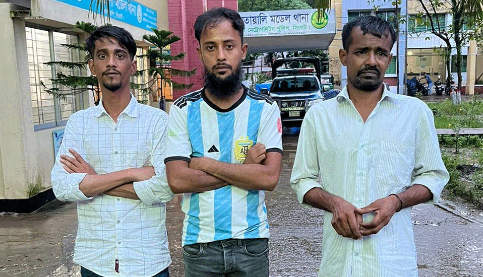 সিলেটে ডিবি’র জালে ৩ জুয়াড়ি