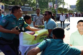 সিলেট মহানগর ছাত্রদলের সভাপতির আলোচনায় আবুল হোসেন