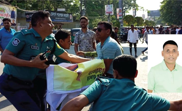সিলেট মহানগর ছাত্রদলের সভাপতির আলোচনায় আবুল হোসেন