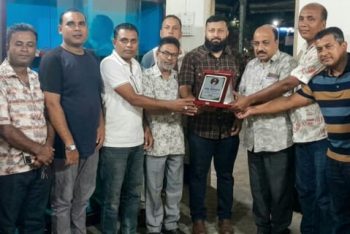 কুলাউড়ায় নিউইয়র্ক পুলিশ কর্মকর্তা জুয়েল মাহবুবকে স্রোত সাহিত্য পর্ষদের শুভেচ্ছা