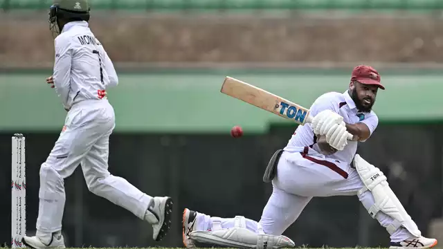 সাদমানের সেঞ্চুরি ও ওয়ারিকানের ঘূর্ণি, দ্বিতীয় দিন শেষে চাপে ওয়েস্ট ইন্ডিজ